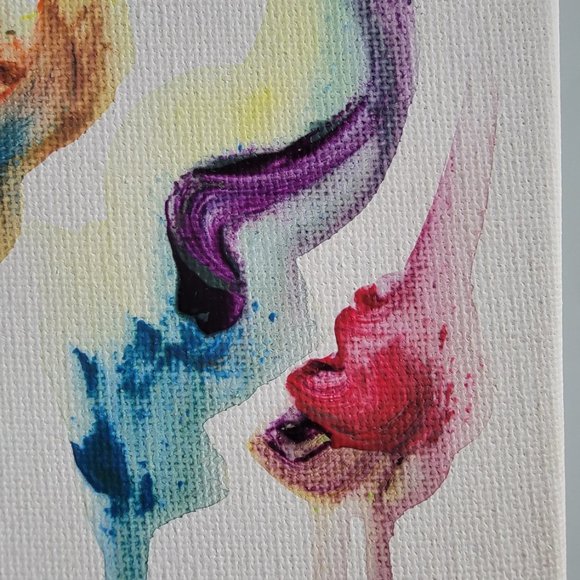 Dance in the Rain Painting on Canvas - Picture 4 of 7